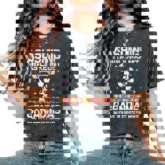 Fit Grandma Gym Workout Powerlifting Matriarch Fitness Women's Oversized Comfort T-Shirt - Monsterry