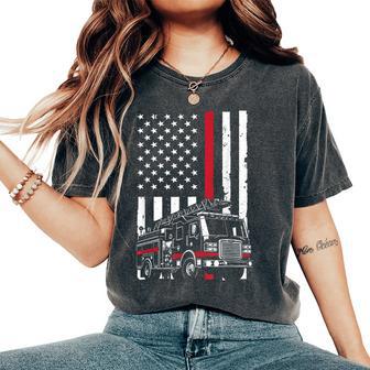 Firefighter For Fireman Firefighter Women's Oversized Comfort T-Shirt - Thegiftio UK