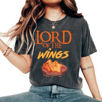 Lord Of The Wings Chicken Wings Chicken Wings Women's Oversized Comfort T-Shirt - Thegiftio UK