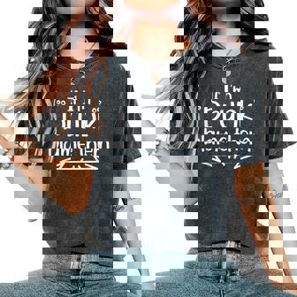 Matching Best Friend If I'm Drunk Blame Them Women's Oversized Comfort T-Shirt - Thegiftio