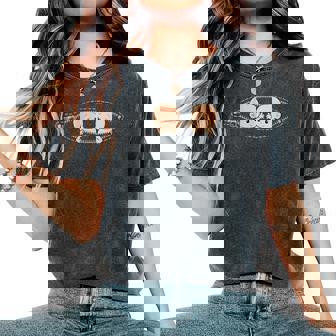 Mom Of Twin Pregnancy Announcement Twins Mom Women's Oversized Comfort T-Shirt - Monsterry