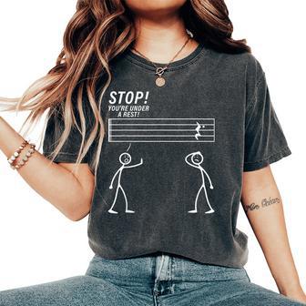 Music For Music Teacher Music Lover Women's Oversized Comfort T-Shirt - Thegiftio UK