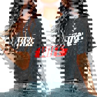 Future Wife Wedding Party Cute Bachelorette Bride Women's Oversized Comfort T-Shirt - Thegiftio