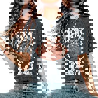 Game Day Football Season Football Bow Girls Women Women's Oversized Comfort T-Shirt - Thegiftio