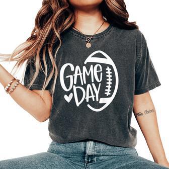 Game Day Football Season Team Sports Vintage Women's Oversized Comfort T-Shirt - Thegiftio UK