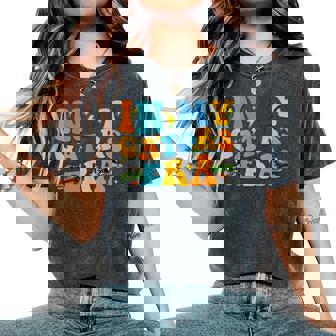 In My Gators Era Game Day Mascot Spirit Florida Groovy Women's Oversized Comfort T-Shirt | Mazezy