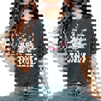 Ghost Nurse Squad Lazy Halloween Costume Boo Ghoul Rn Women's Oversized Comfort T-Shirt - Monsterry