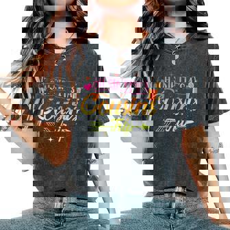 Girls Weekend Oh Sip It's A Cousins Trip 2024 Women's Oversized Comfort T-Shirt - Thegiftio UK