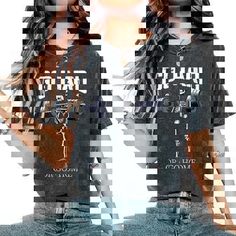 Go Hard Or Go Home Skeleton Levantamiento De Pesas Fitness Gym Cuello Camiseta extragrande cómoda para mujer - Regaloses