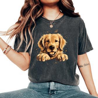 Golden Retriever Goldenretriver Mom Women's Oversized Comfort T-Shirt - Thegiftio UK