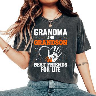 Grandma And Grandson Best Friends For Life Women's Oversized Comfort T-Shirt - Thegiftio UK