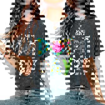 Happy Dot Day September 15Th Colorful Polka Teacher Women's Oversized Comfort T-Shirt - Monsterry