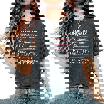 Harris Waltz 2024 For The People Kamala Harris Tim Waltz Women's Oversized Comfort T-Shirt | Mazezy