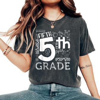 Hello 5Th Grade Here I Come Teacher Fifth Grade Boys Girls Women's Oversized Comfort T-Shirt - Thegiftio UK