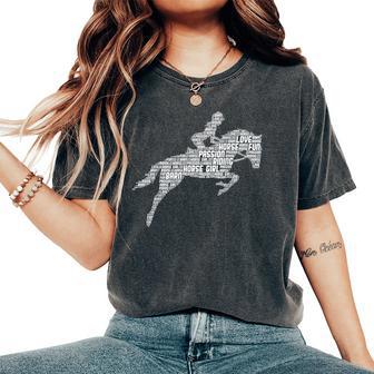 Horse Girl Horseback Riding Girls Women's Oversized Comfort T-Shirt - Thegiftio UK