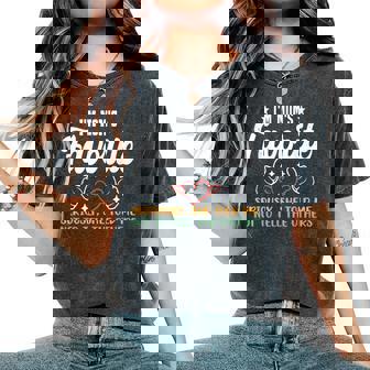 I'm Mom's Favorite Seriously She Told Me Not To Tell Others T-shirt comoda oversize da donna - Novitaregali