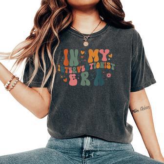 In My Interventionist Era Reading Interventionist Teacher Women's Oversized Comfort T-Shirt - Thegiftio UK