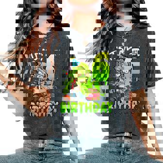 It's My 6Th Birthday Zombie Lover 6 Year Old Boys Girls Women's Oversized Comfort T-Shirt | Mazezy