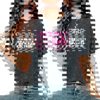 Its My Birthday Checkered Doll Birthday Party Girls Women's Oversized Comfort T-Shirt - Seseable