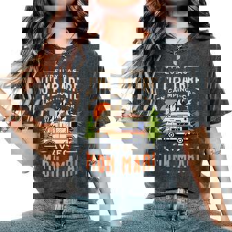J'peux Pas J'me Barre En Camping-Car Avec Mon Mari Cadeau Women's Oversized Comfort T-Shirt - Cadeauxyz