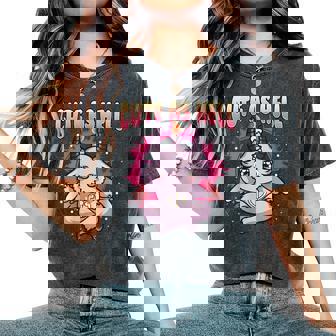 Kawaii Baphomet Cute As Hell Pastel Satanic Goat Pun T-shirt oversize confortable pour femme - Cadeauxyz