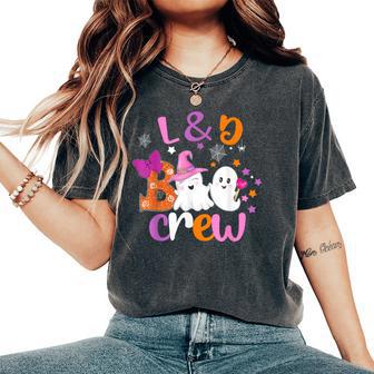 L&D Boo Crew Halloween Matching Labor & Delivery Nurse Women's Oversized Comfort T-Shirt - Thegiftio UK