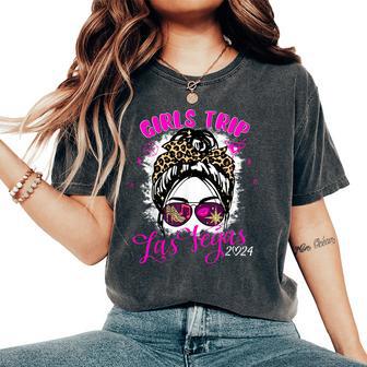 Las Vegas Girls Trip 2024 Vegas Birthday Squad Women's Oversized Comfort T-Shirt - Thegiftio UK