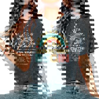Let The 6Th Grade Adventure Begin First Day Teacher Kid Women's Oversized Comfort T-Shirt - Thegiftio