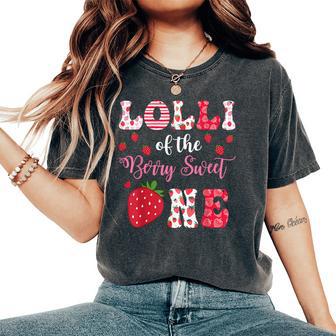 Lolli Of The Berry Sweet One 1St Birthday Party Women's Oversized Comfort T-Shirt - Thegiftio UK
