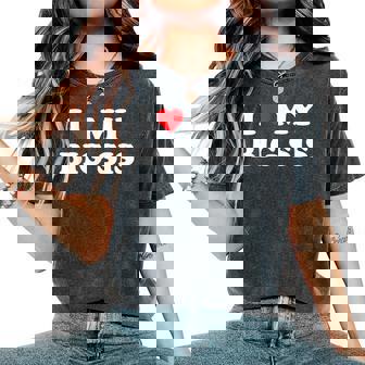I Love My Big Sis Big Little Sister Matching Women's Oversized Comfort T-Shirt | Seseable UK