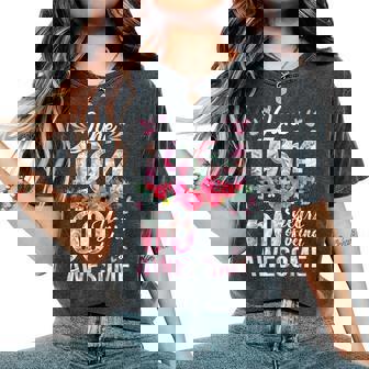 Made In June 1964 Floral 60Th Birthday 60 Years Old Women Women's Oversized Comfort T-Shirt - Thegiftio UK
