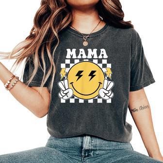 Mama One Happy Dude Birthday Theme Family Matching Women's Oversized Comfort T-Shirt - Thegiftio UK
