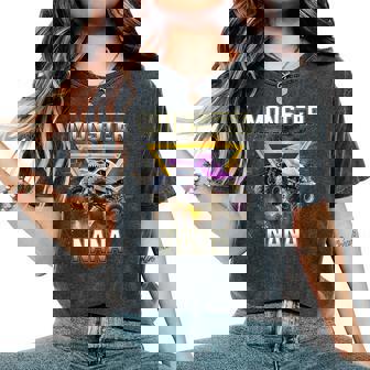 Monster Truck Nana Monster Truck Are My Jam Truck Lovers Women's Oversized Comfort T-Shirt - Seseable