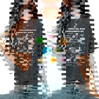 Neurodiverse Universe Space Planet Special Education Teacher Women's Oversized Comfort T-Shirt - Thegiftio UK