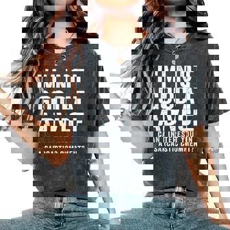 Not Good At Advice Sarcastic Commentaire Avec Citation T-shirt oversize confortable pour femme - Cadeauxyz