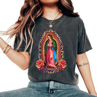 Notre Dame De Guadalupe -Ierge Marie Catholique Mexicaine T-shirt oversize confortable pour femme - Cadeauxyz