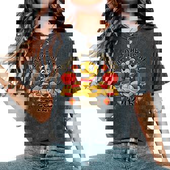 Nouvel An Chinois 2025 Année Du Serpent T-shirt oversize confortable pour femme - Cadeauxyz