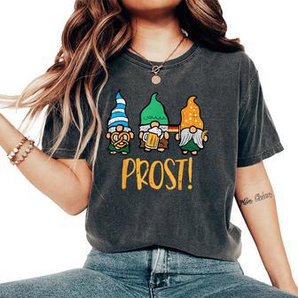 Oktoberfest Gnomes Prost German Bavarian Festival Women Women's Oversized Comfort T-Shirt - Thegiftio UK