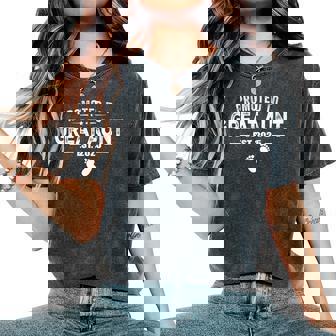 Promoted To Great Aunt 2025 Baby & Aunt For New Aunt Women's Oversized Comfort T-Shirt - Monsterry