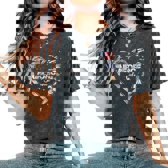 Proud Air Force Sister Air Force Graduation Sister Usaf Women's Oversized Comfort T-Shirt - Monsterry