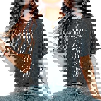 Proud Bunny Parent Holland Lop Mom Rabbit For Mom Women Women's Oversized Comfort T-Shirt - Seseable