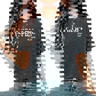 Religious I'll Be Back Jesus Christian Women's Oversized Comfort T-Shirt - Thegiftio UK