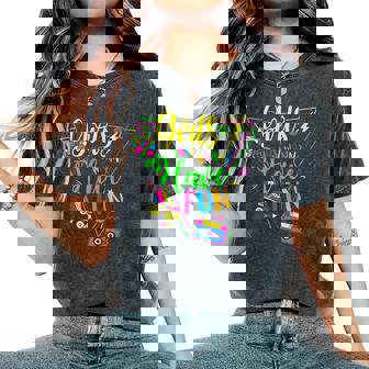 Retro 80'S Girls Just Wanna Have Fun 1980S Girls Women's Oversized Comfort T-Shirt - Seseable