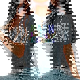 Retro Flower Harm Reduction Healthcare Overdose Awareness Women's Oversized Comfort T-Shirt | Mazezy
