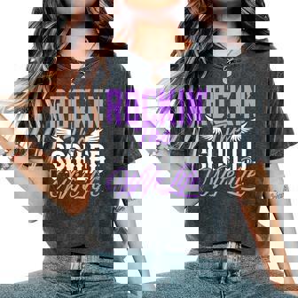 Rockin The Spoiled Wife Life Marriage Wife Women Women's Oversized Comfort T-Shirt - Monsterry