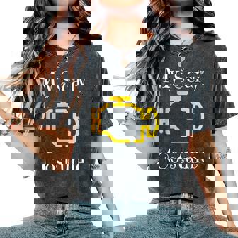 My Scary Costume Car Engine Light Adult Halloween Women's Oversized Comfort T-Shirt | Mazezy