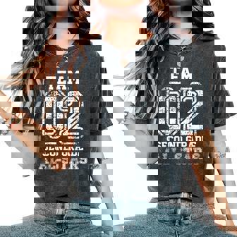 School Team 2Nd Grade All-Stars Sports Jersey Women's Oversized Comfort T-Shirt - Seseable