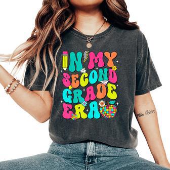 In My Second Grade Era Back To School First Day Of School Women's Oversized Comfort T-Shirt - Thegiftio UK