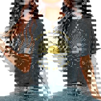 Senior Sunrise 2025 High School 12Th Twelfth Grade Sun Women's Oversized Comfort T-Shirt - Monsterry