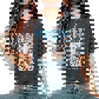 Silly Gang Goose Meme Duck Uomini Donne Bambini T-shirt comoda oversize da donna - Novitaregali